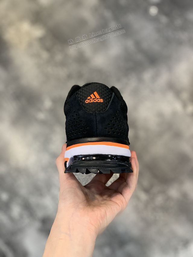 Adidas鞋 阿迪達斯秋冬新品 馬拉松 豬巴加厚網 休閒運動慢跑鞋 男女同款  hdx13285